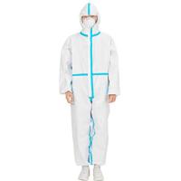 Buy cheap Fiberglass Free Disposable Coverall Suit , Anti Static Disposable Workl Overalls product