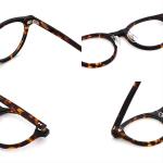 Multicolored Classic Elliptic Acetate Optical Frame Glasses MR 98615
