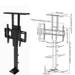 TV Stand with Wireless Remote Control Indoor and Outdoor TV Lifting Mechanism