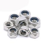 GB889 Stainless Steel DIN982 Hex Nylon Insert Lock Nut ISO7040 Nylon Insert Lock