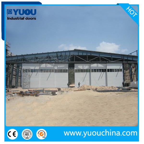 Buy cheap Aluminum Alloy Aircraft Accordion Insulated Sliding Hangar Doors Folding Automatic from wholesalers