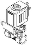 High Pressure Resistant 3/2 Running Burkert Brass Solenoid Valve 6014 For