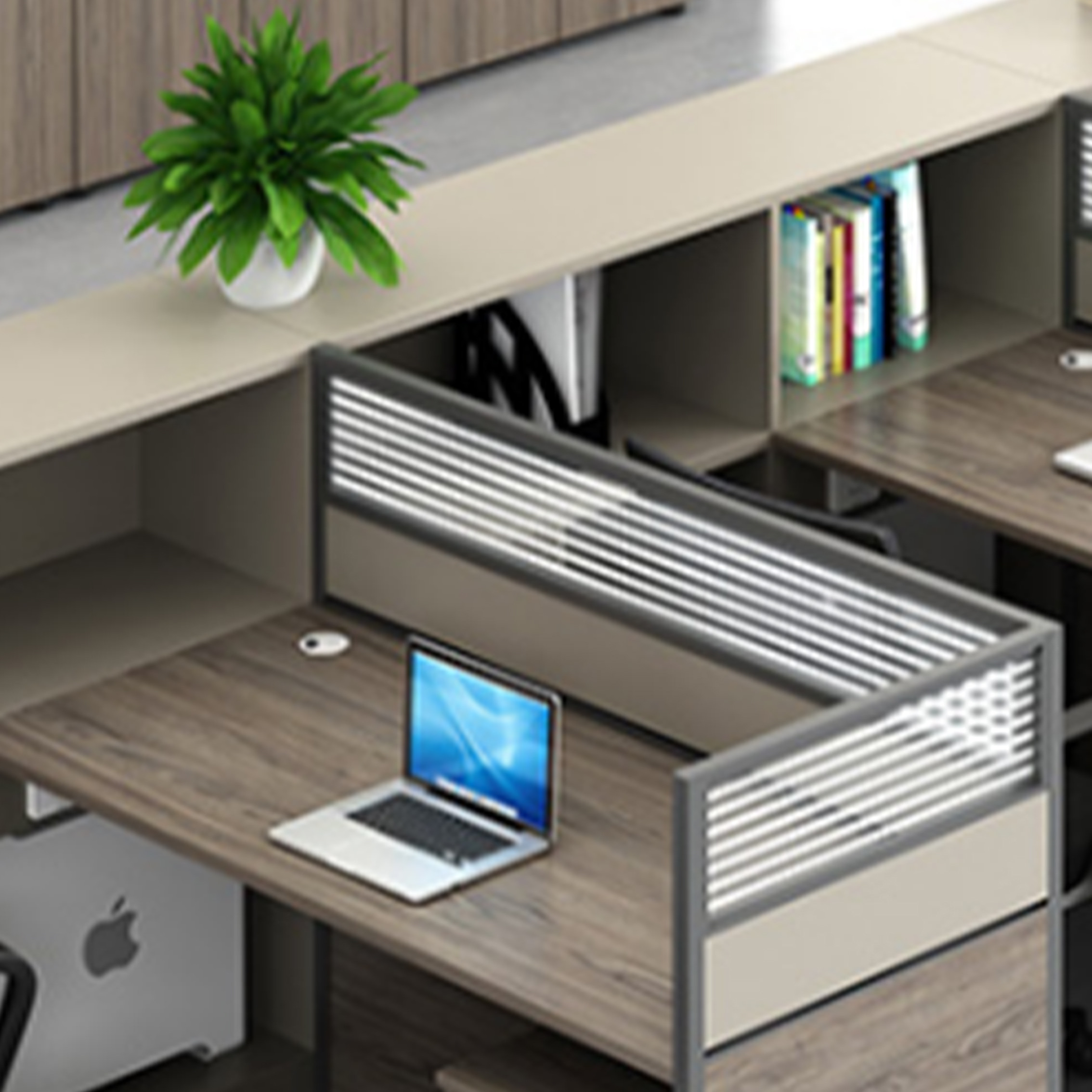 Modern Modular Cubicle Modern Office Partition Desk Workstation