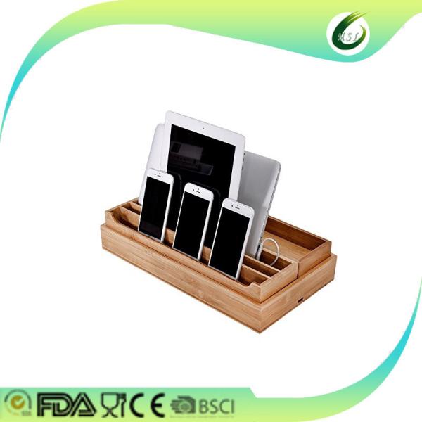 Buy cheap Multiple use wooden phone holder for mobile phone bamboo holder stand from wholesalers