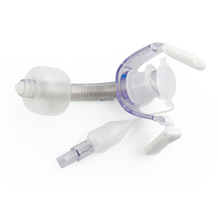 Medical Disposable PVC Sterile Reinforced Tracheotomy Tube with High Volume Low Pressure
