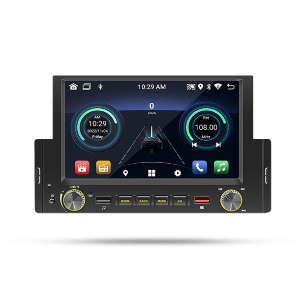 Buy cheap Android 1 DIN GPS Car Mount Tablet 6.2 Inch WiFi Internet Access Carplay from wholesalers