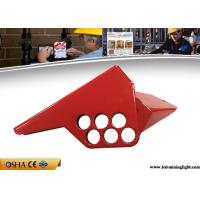 Buy cheap 1850g Red Valve Lock Out Ce Certificated Power-Coated Steel Material product