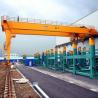 Buy cheap Single girder underslug models Good quality BMH Model Electric Hoist Semi-gantry Cranes from wholesalers