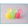 Buy cheap 24/415 Yellow Round Plastic Flip Top Caps For Hand Sanitizer Bottle from wholesalers