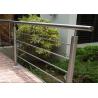 Buy cheap Exterior Upper Floor Stainless Steel Tube Railing , Stainless Steel Verandah Railings from wholesalers