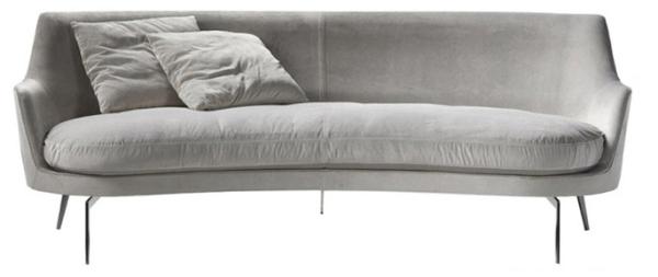 Buy cheap Customization 2 Seater Couch Sofa Oval Shaped Sectional Sofas ISO 14001 from wholesalers