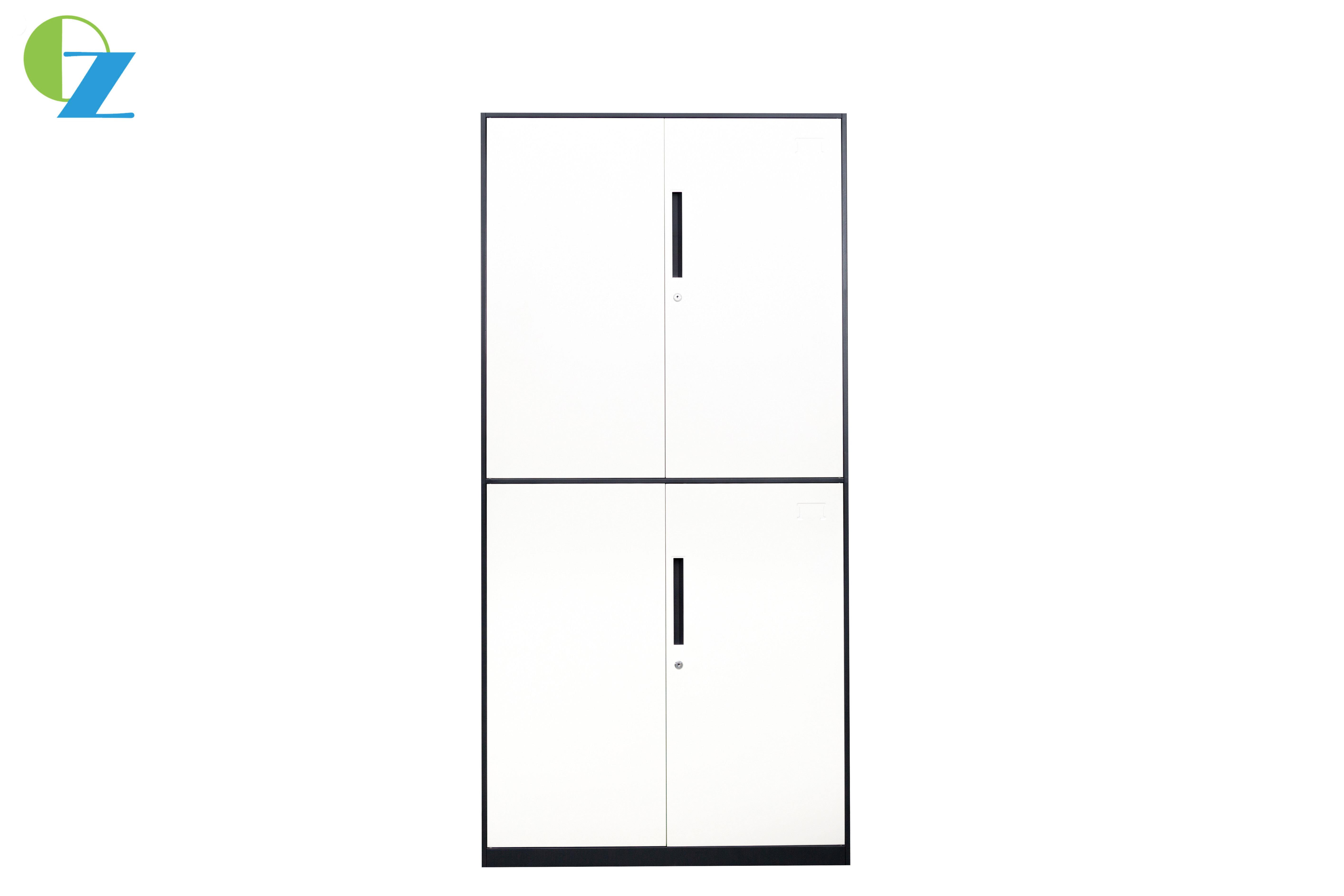 Powder Coating Swing Door Steel Office Cupboard Knock Down Structure