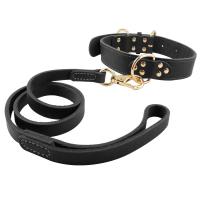 Buy cheap Soft Handmade Dog Leather Leashes For Dogs Daily Walking Sports Training product