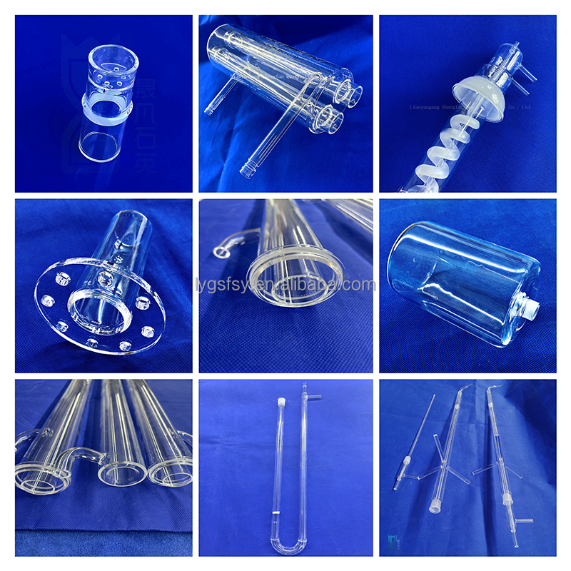 High Temperature And Corrosion Resistant Custom Opaque Frosted Quartz Instrument