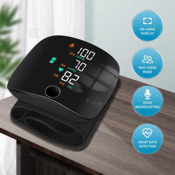 Buy cheap Medical Voice Wrist Sphygmomanometer BP Machine Eletronic Digital Wrist Blood Pressure Monitor from wholesalers