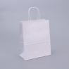 Buy cheap Take Away Food Packaging Kraft Paper Bag with Your Own Logo Custom Recyclable Shopping Bag from wholesalers
