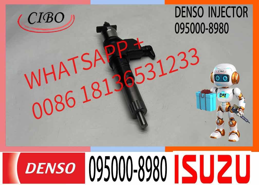 Common Rail Injector High Quality Fuel Injector 095000-8980 095000-8981 095000-8982 8-98167556-0 For ISUZU 6WG1 Engine