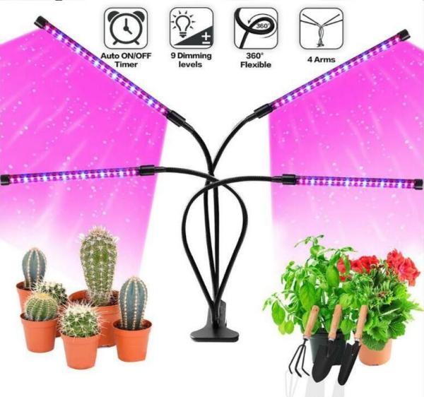 Buy cheap DC5V 4 Head 650nm LED Plant Grow Light from wholesalers