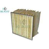Buy cheap Fiberglass Pocket High Temperature Air Filter M5 To F9 Low Pressure Drop product