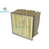 Buy cheap Fiberglass Pocket High Temperature Air Filter M5 To F9 Low Pressure Drop from wholesalers