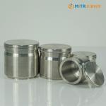 Stainless Steel Ball Mill Jar 50ml - 2500ml Volume / Planetary Ball Grinding Jar