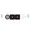 Buy cheap Indoor Outdoor 1 2 4core FTTH Drop Cable GJYXCH Singlemode Fiber Optic Cable from wholesalers