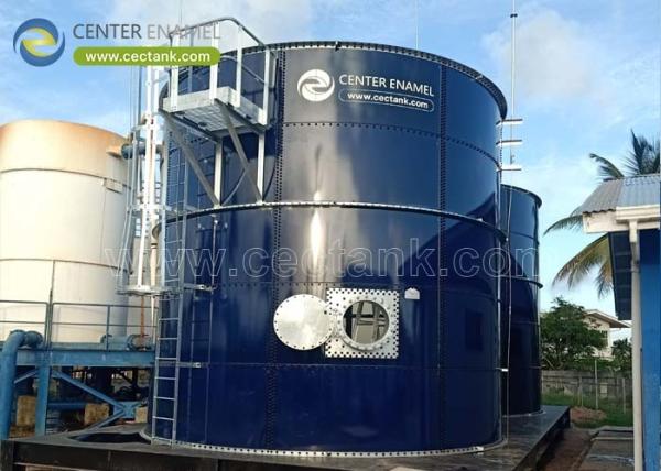 Excellent Abrasion Resistance Glass-Fused-to-Steel Tanks for Industrial Liquid