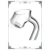 Buy cheap Clear Quartz Banger Nail With 2mm Thick Domeless Honey Bucket Insert from wholesalers