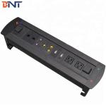Buy cheap USB / RJ45 / VGA Rotating Power Socket Tabletop Interconnect Box from wholesalers