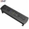 Buy cheap USB / RJ45 / VGA Rotating Power Socket Tabletop Interconnect Box from wholesalers