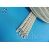 Buy cheap Fray resistant Saturated Silicone Fiberglass Sleeving , heat proof cable sleeve from wholesalers