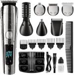 KooFex Mens Beard Hair Trimmer Set IPX6 Waterproof Ultralight