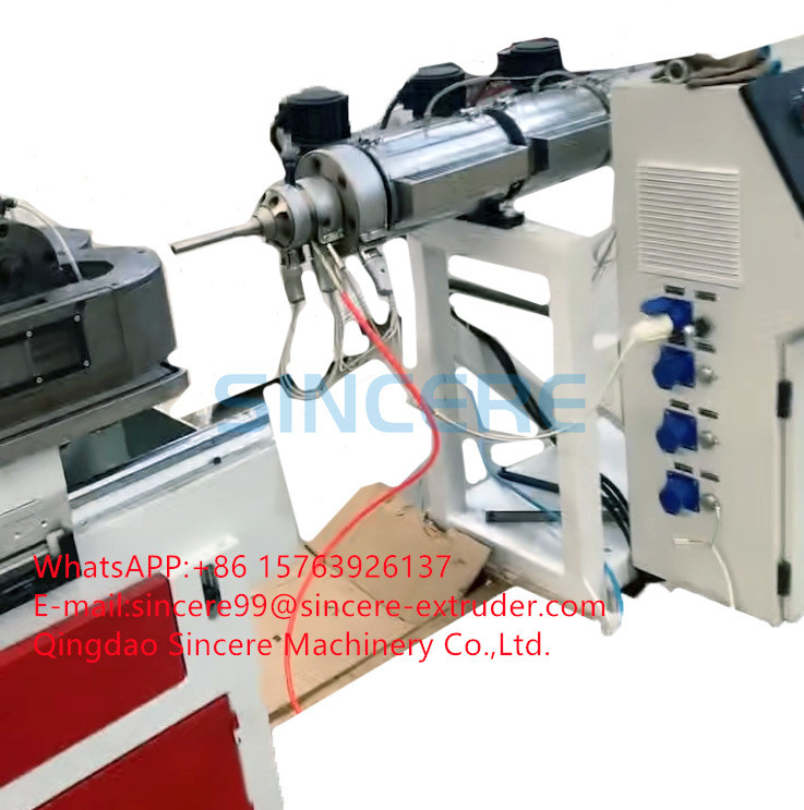 Plastic PP PE PVC PA EVA FEP Corrugated Pipe Extrusion Machine Single Wall Corrugated Tube Production Line
