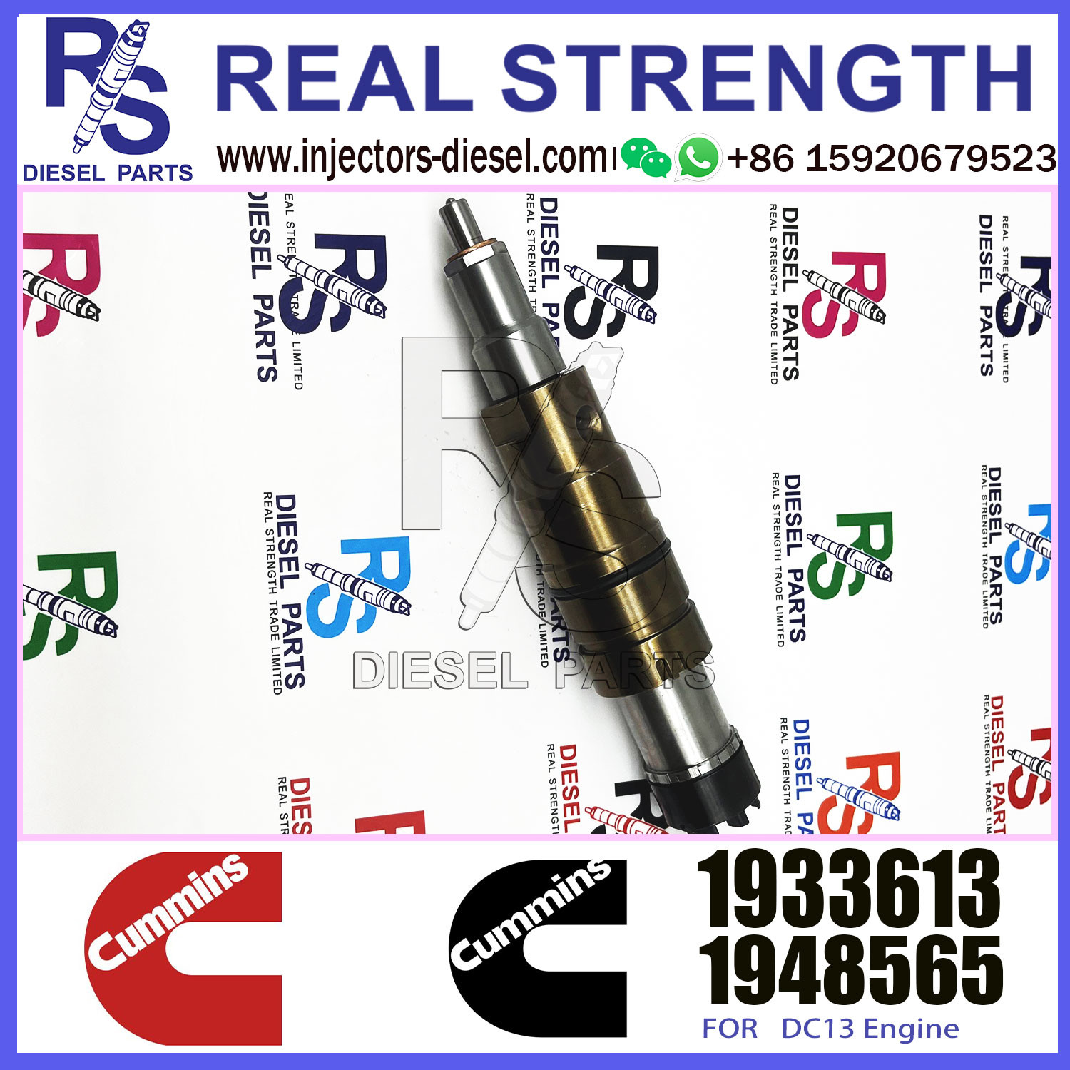 1881565 Common Rail Diesel Engine Fuel Injector 2031835 1933613 2872544 For SCANIA