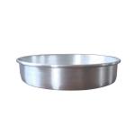 7*2 inch aluminum round silver cake baking pan Straight body solid bottom fixed