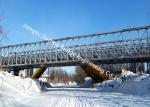 Medium Short Span Steel Deck Bridge Metal Railway Pedestrian Q345B Or Q460C