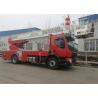 Buy cheap CCC 4745mm Wheelbase 4×2 Drive 32m Height Aerial Ladder Platform Fire Truck from wholesalers