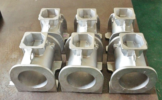 Pump motor stator housing casting