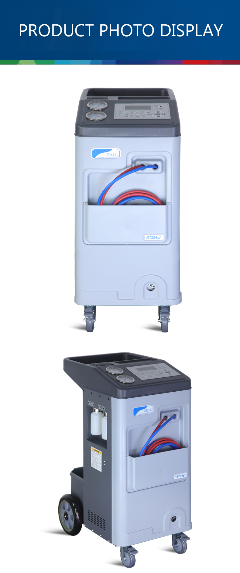 Vehicle Auto Refrigerant Recovery Machine for R1234yf Aircon Recycling Recharging