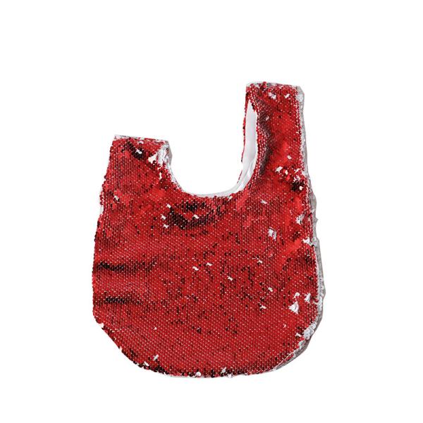 DIY LOGO Custom Sparkle Sublimation Sequin Tote Bag Cosmetic