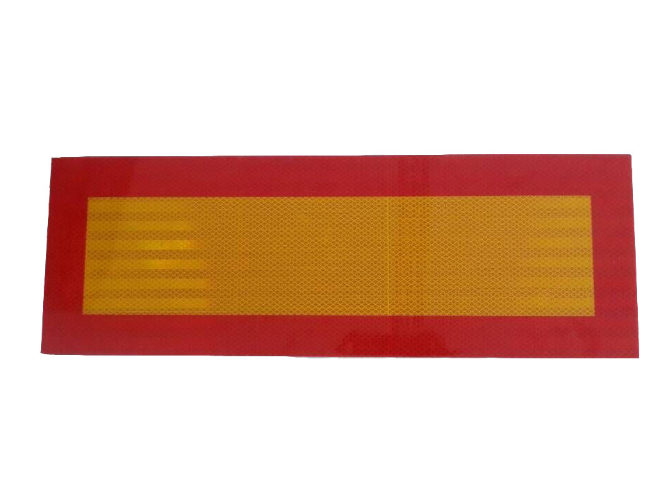 Aluminium Rear Marking Reflective Sticker Plate High Visibility Bumper Stickers For Car