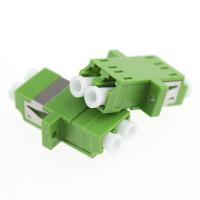 Buy cheap Ethernet Network Fiber Optic Adapter , LC Duplex Adapter Green / Blue Color product