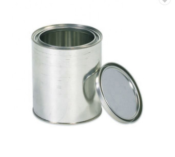 Round 5L Tinplate Empty Metal Container Tin For Food Storage