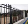 Buy cheap Galvanized Steel Tubular Metal Fence Q195 Or Q235 Black Powder Coated from wholesalers