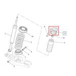 For Maserati Ghibli Levante Quattroporte 2014-2017 M156 Back Shock Absorber