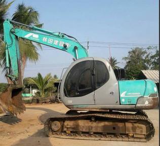 Buy cheap Sk120-5 Used Kobelco Excavator Second Hand Kobelco Excavators 4 Cylinder from wholesalers