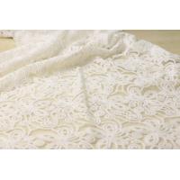 Buy cheap Chemical Allover Lace Fabric OEKO TEX 100 Approved Breathable OEM Available product