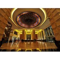 Buy cheap Toughened Bright Inlaid Clear 20mm Leaded Stained Glass Panels product