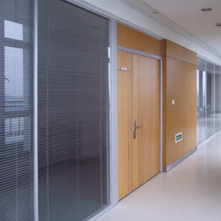 Double Glazing Office Partition Walls Explosion Proof Artificial In Office