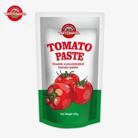 Buy cheap Packaged In A 100g Stand-Up Sachet Tomato Paste With 100% Purity from wholesalers